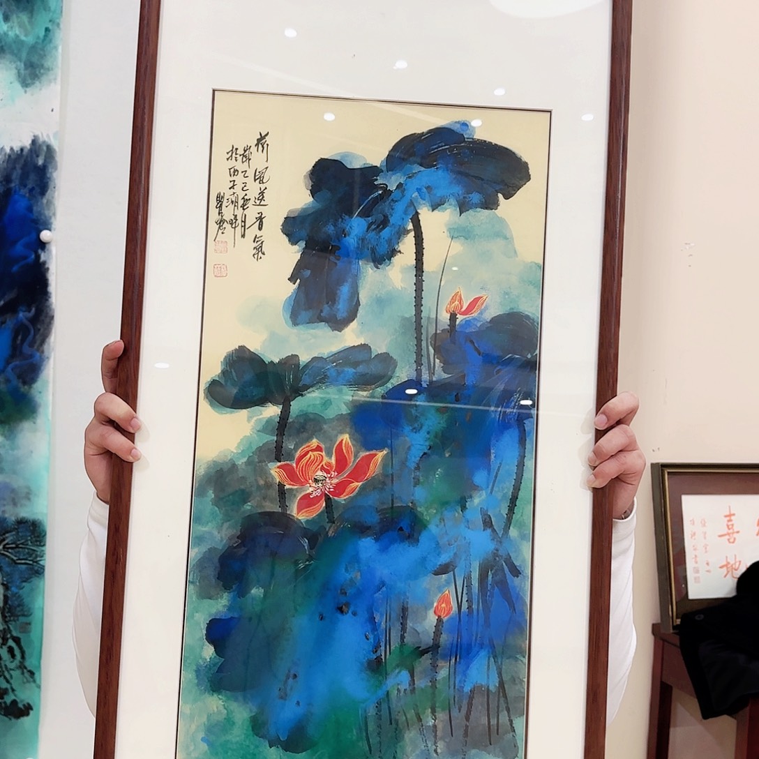 书法迎元旦走进大风堂。。