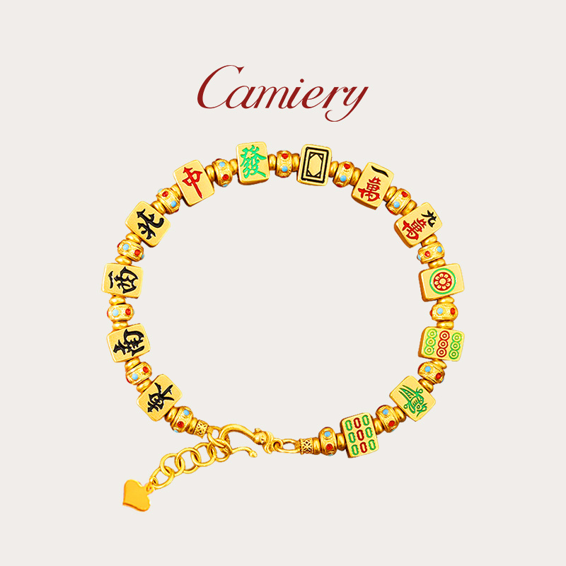 CAMIERY/卡美瑞 新中式轻奢麻将手链时尚气质百搭高端DD