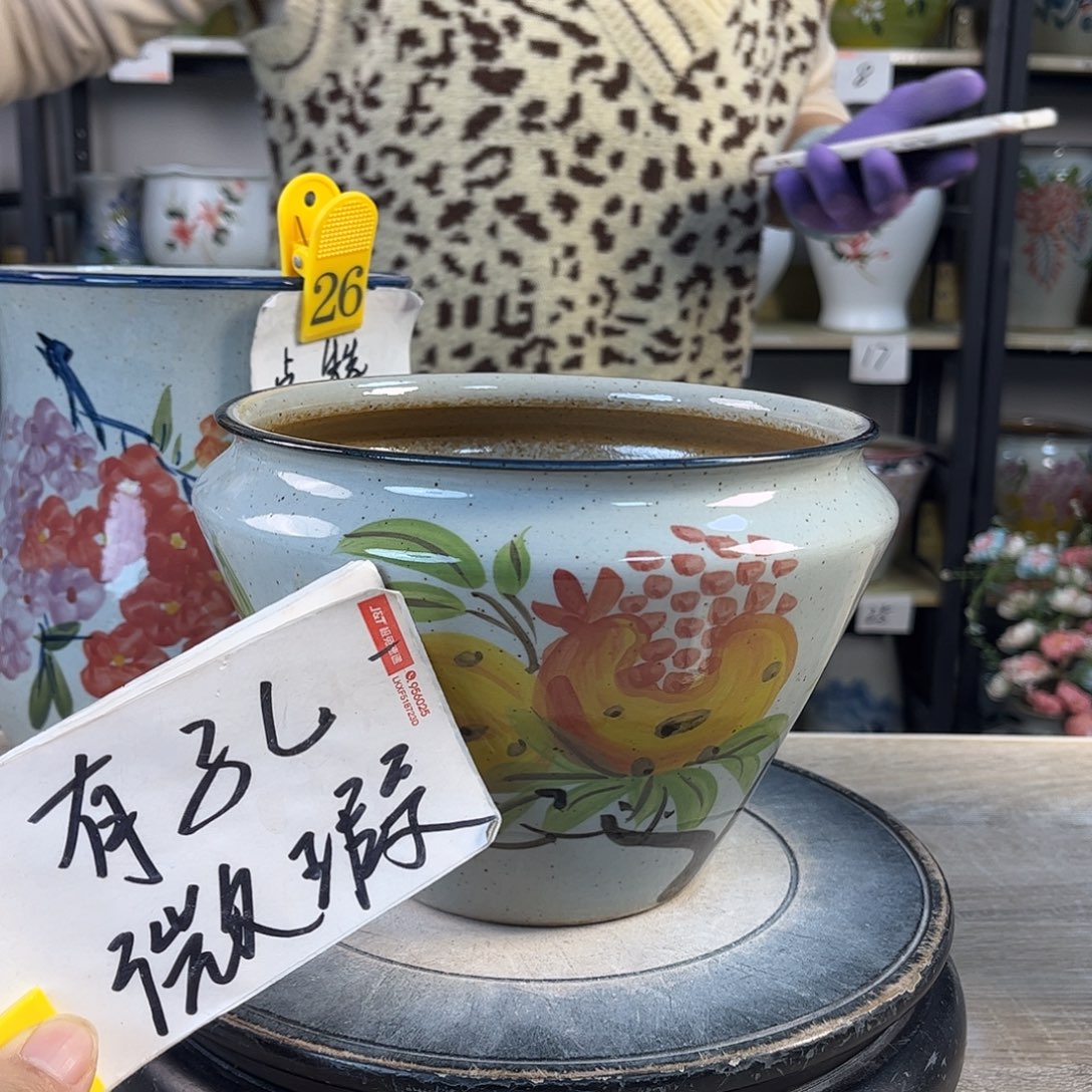 罐1xc景德镇陶瓷花盆