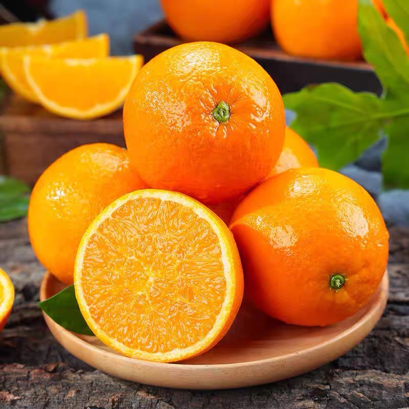 脐橙带箱5斤高山头茬纽荷尔脐橙新鲜采摘香甜多汁橙子 现采现摘