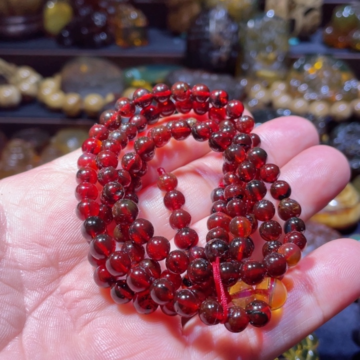 琥珀手链未镶嵌佳****售