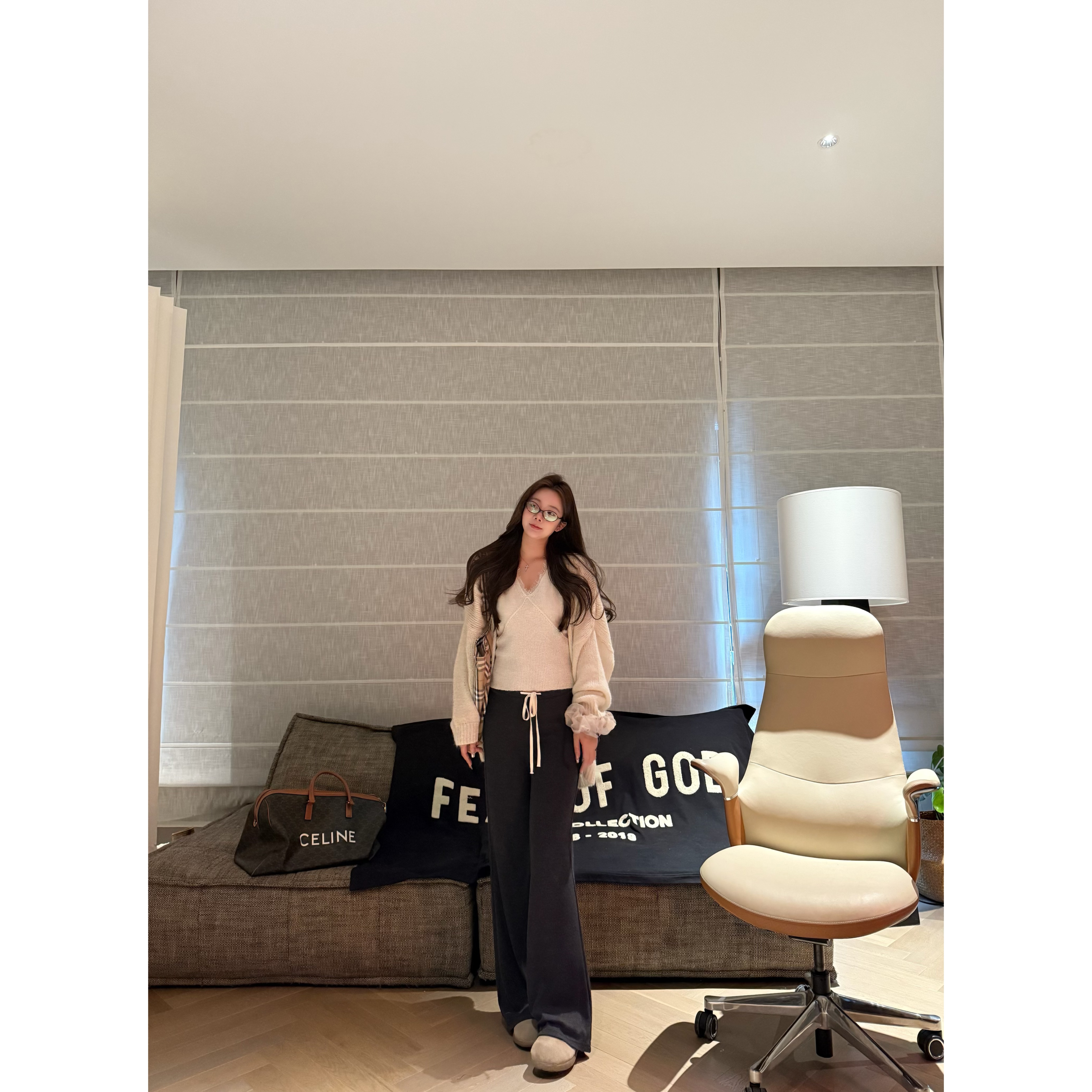 【云间慵懒】套装（开衫+背心）  