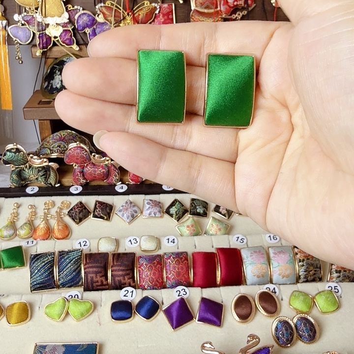 琉璃纯铜合金绿色大弯弯