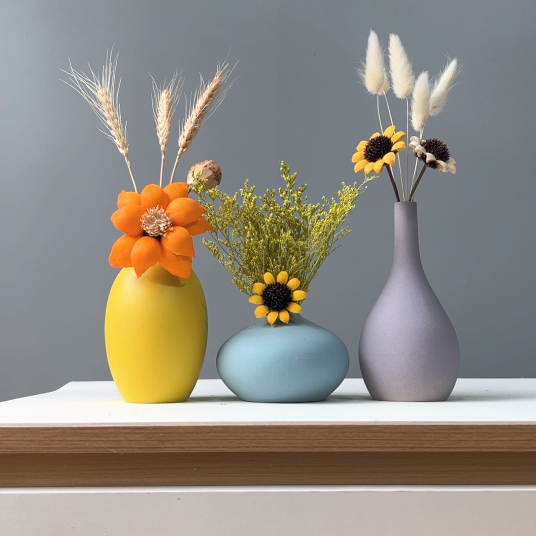 瓶花瓶带花高度20-30厘米左右