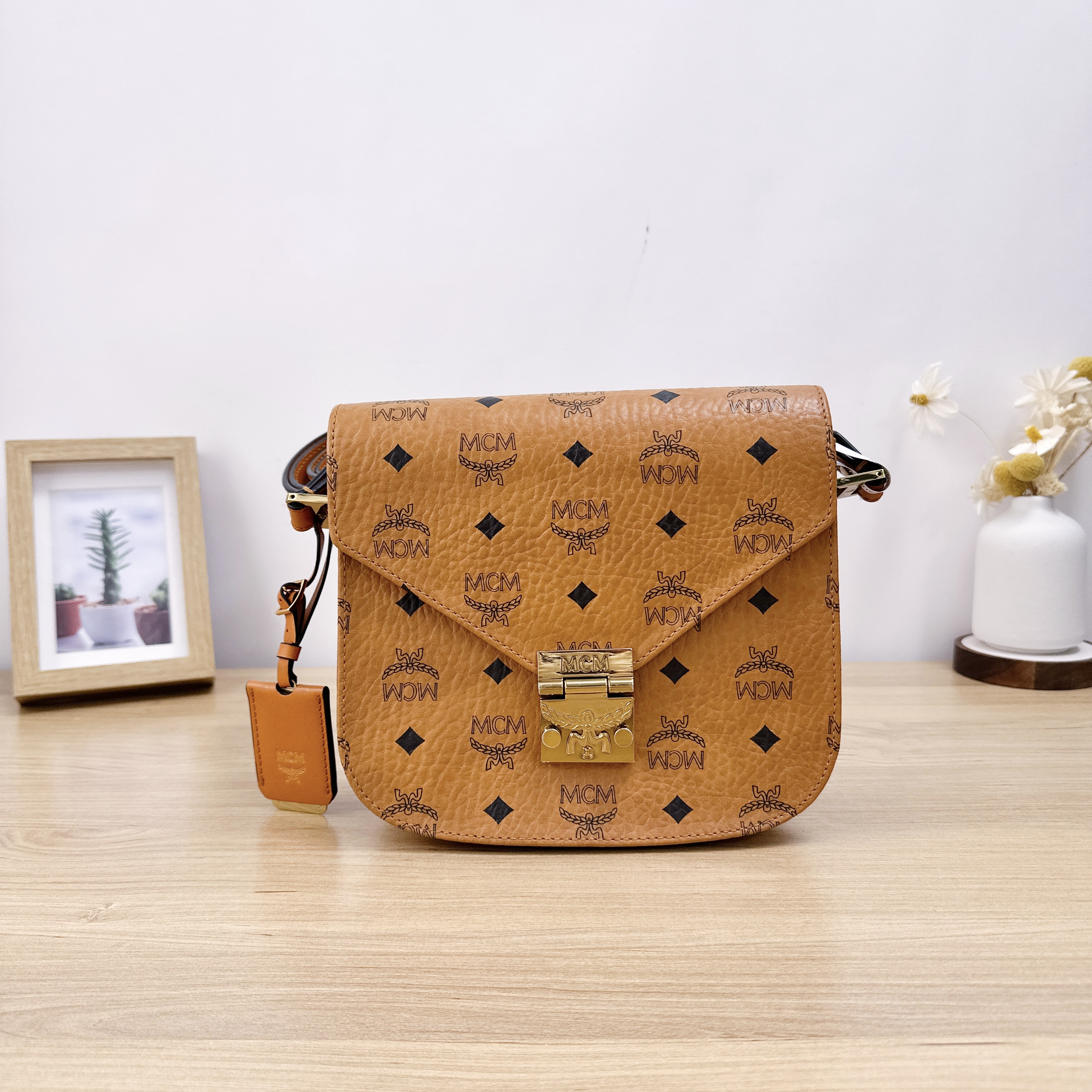 95新 MCM 邮差包/单肩包/0643