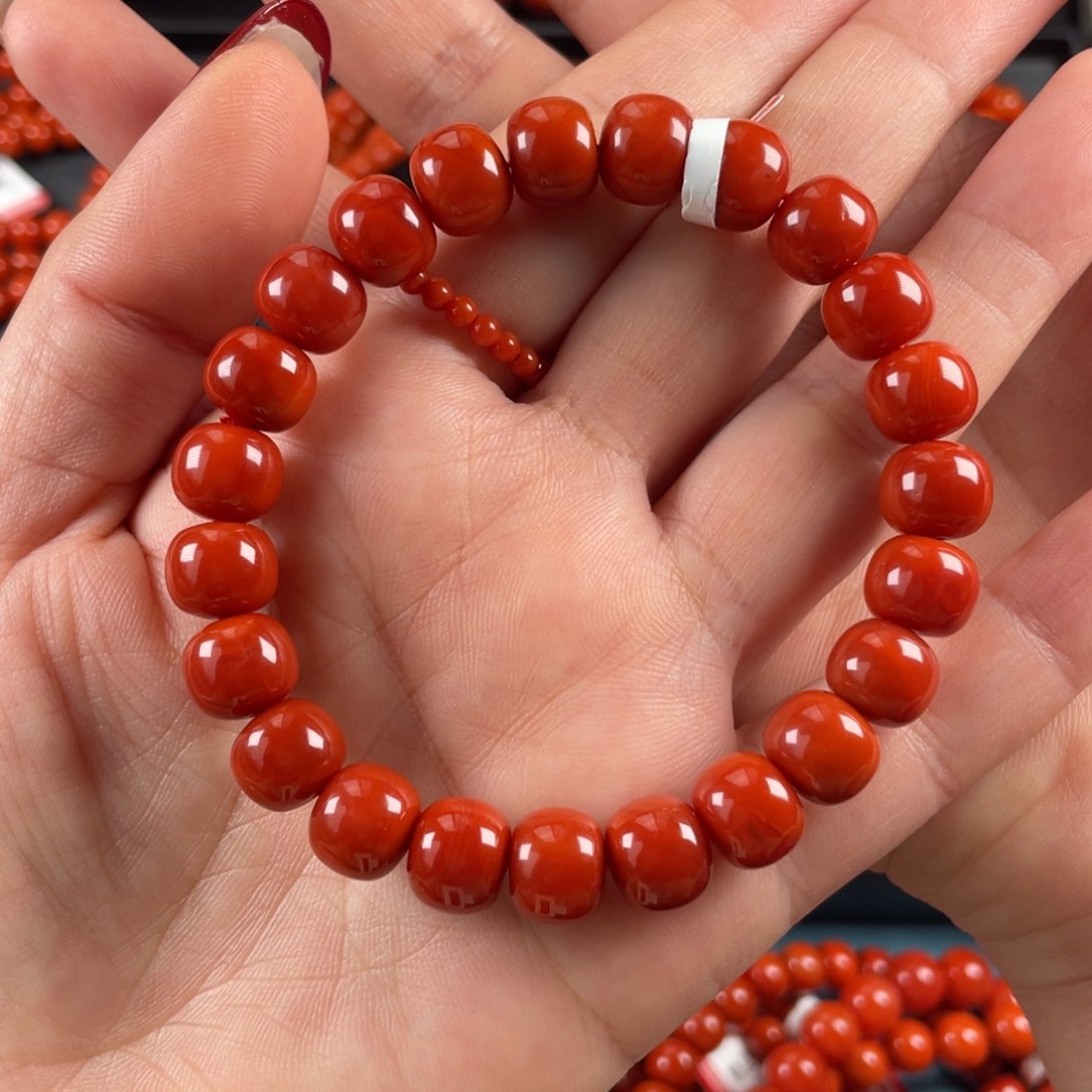 南红玛瑙手链未镶嵌゛****゛妞9