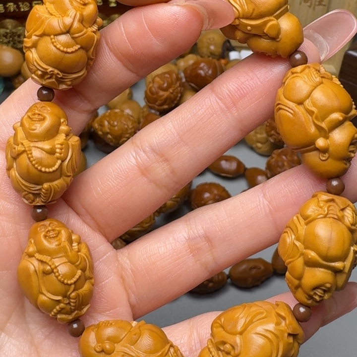 橄榄核手串/手链八大弥勒