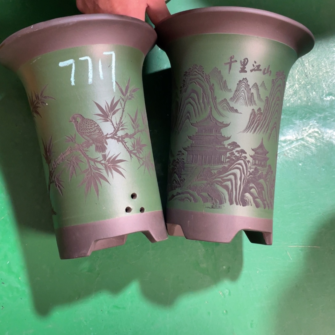 晓****花盆紫砂微瑕中号