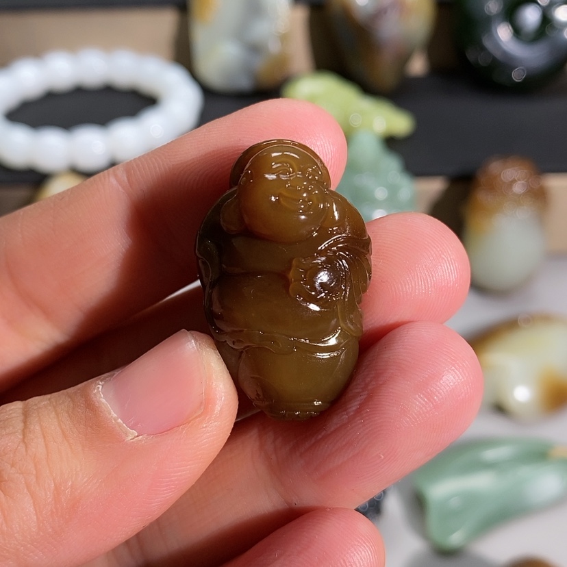 【闪购商品】和田玉颈饰未镶嵌肆****花