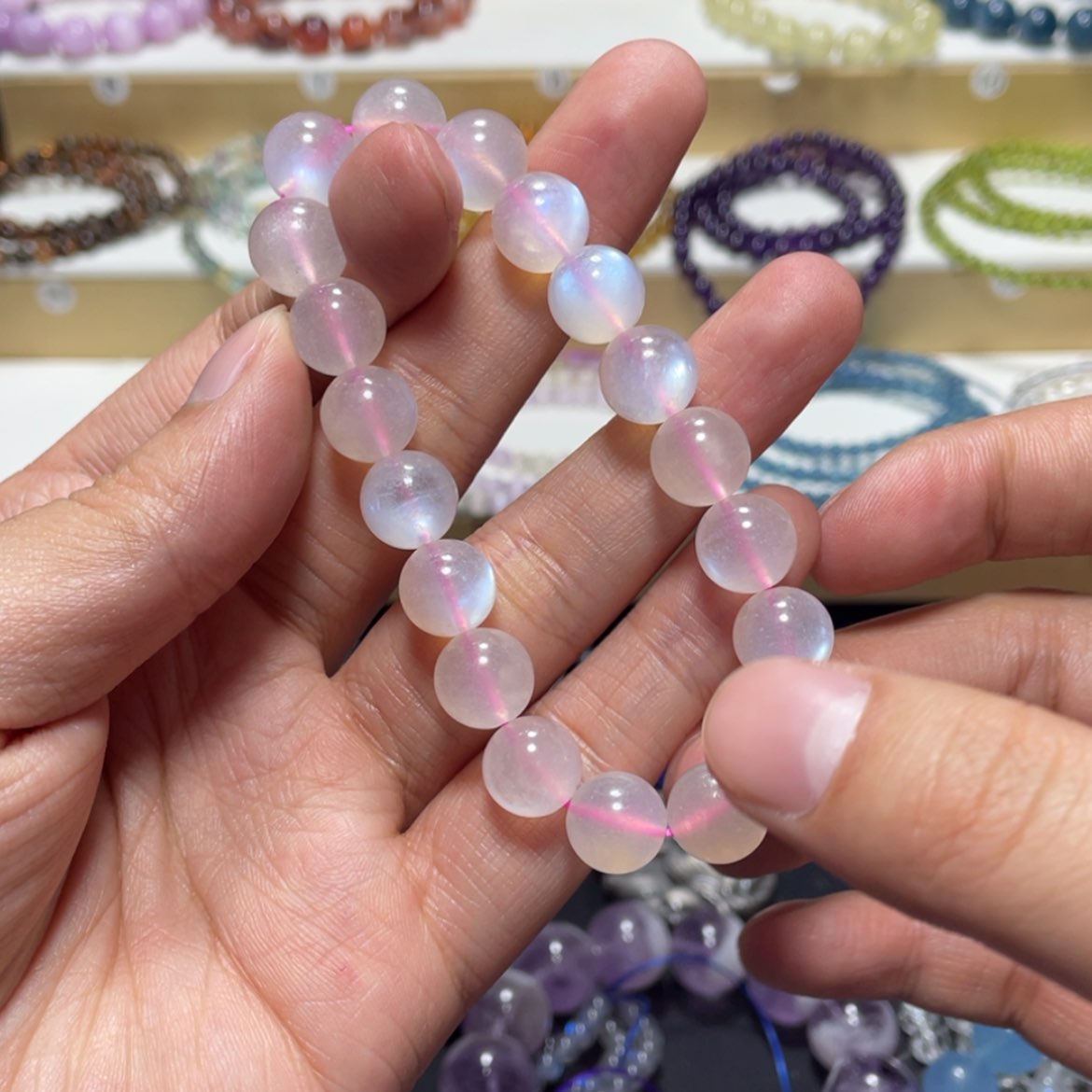 【闪购商品】水晶手链银S800镀金镶嵌悦*