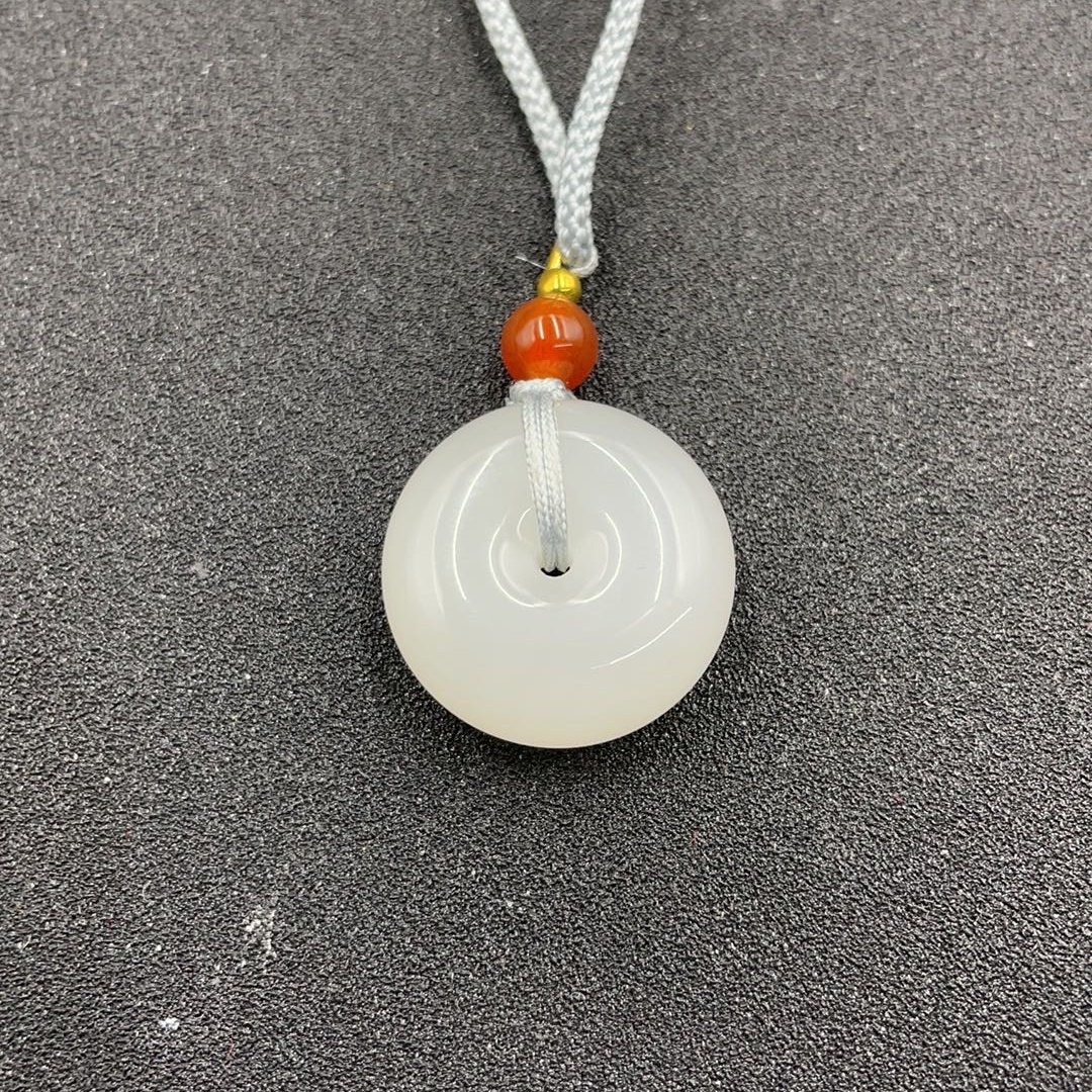 BY0314FPXQ标125 和田玉平安扣