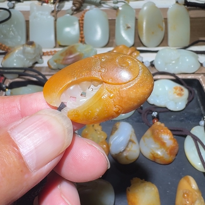 吊坠(不含链)未镶嵌和田玉