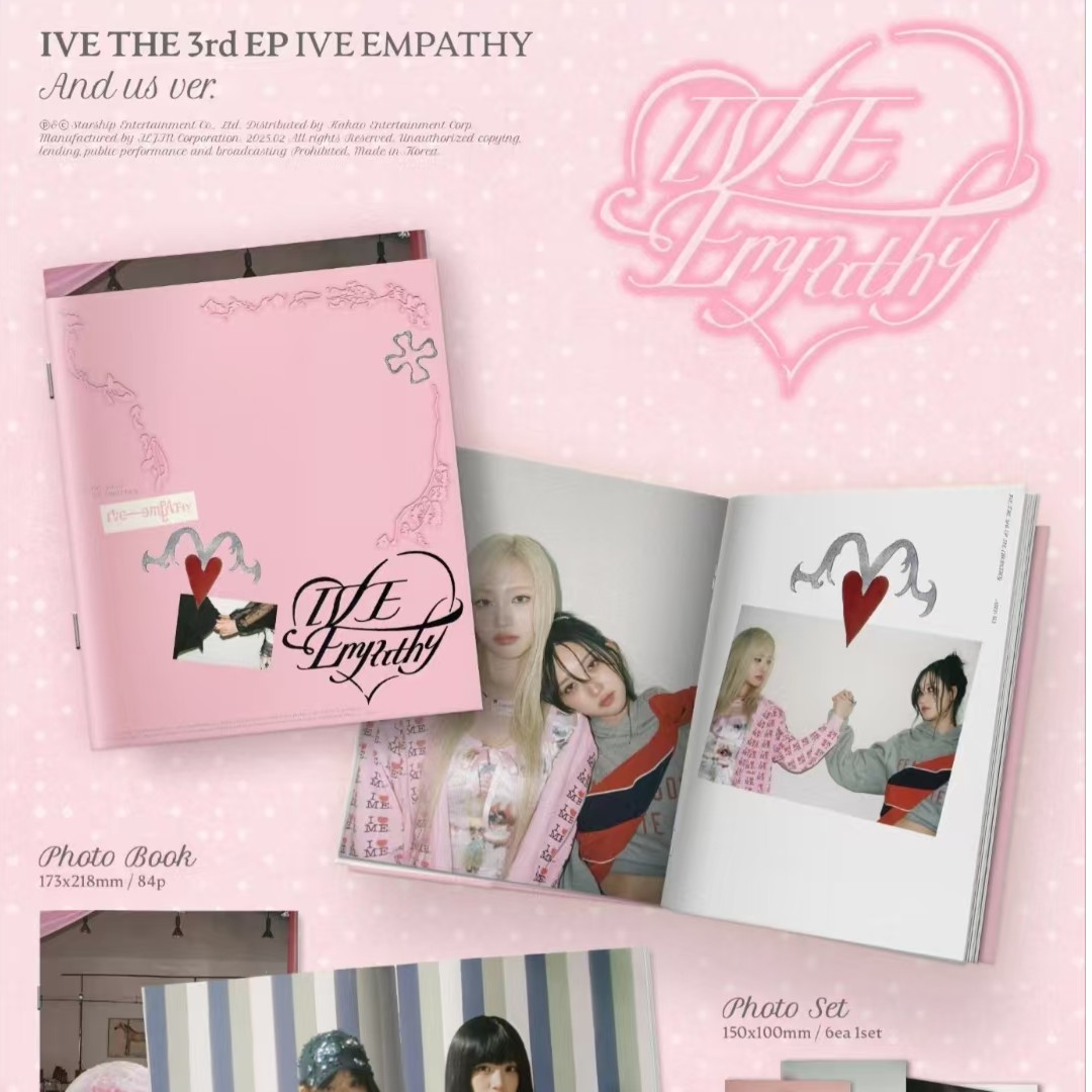 【官方正品 】IVE   EMPATH 回归专辑   一套三本 