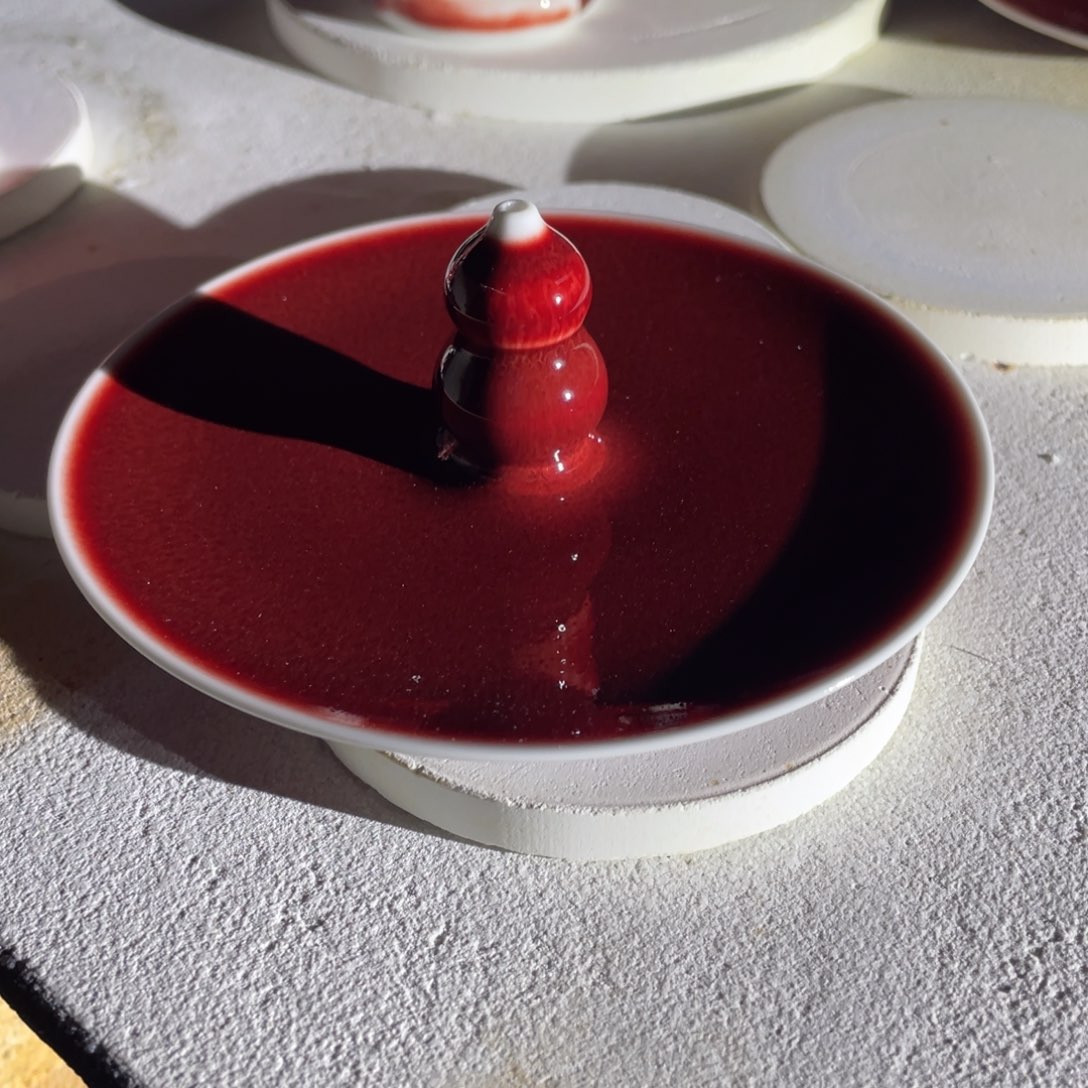 李***霖清欢雅玩原矿郎红精品香插