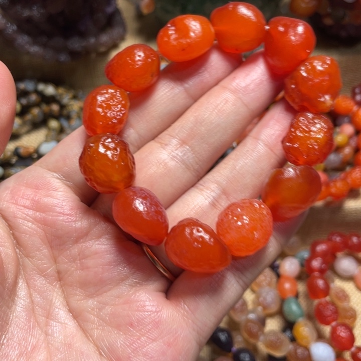 玛瑙/玉髓合金手链