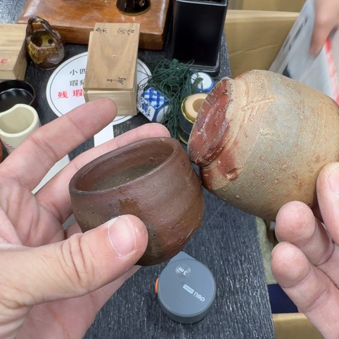 陶瓷日本中古工艺品摆件