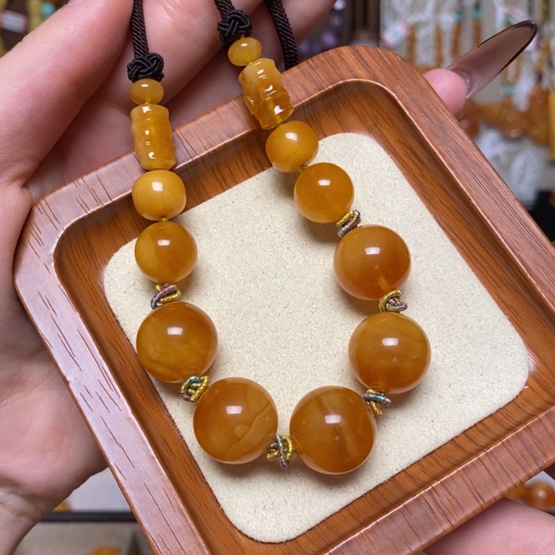 【闪购商品】蜜蜡颈饰未镶嵌定制