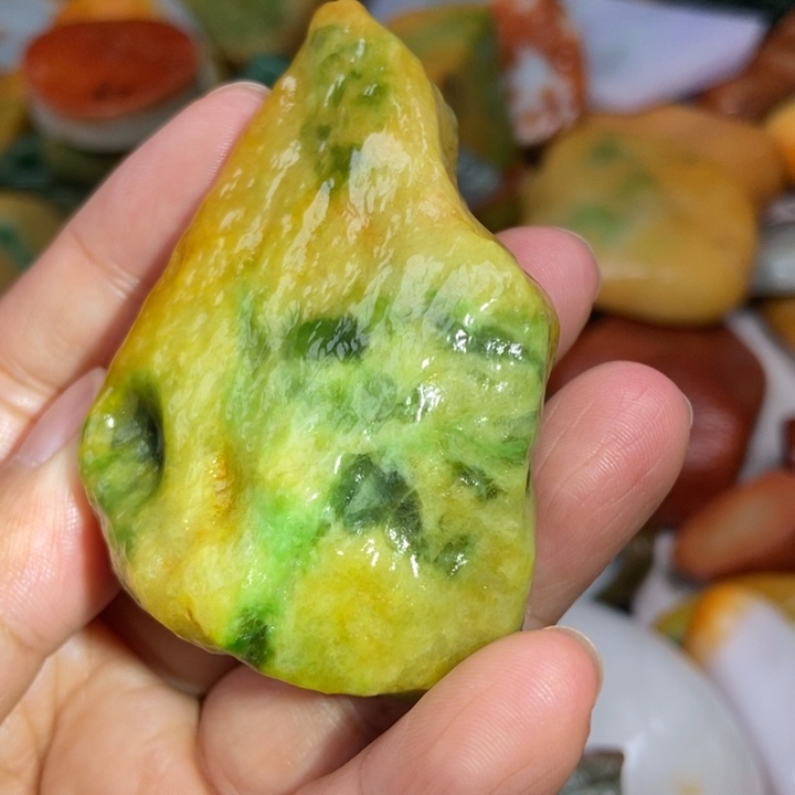 翡翠未镶嵌挂件缅甸翡翠