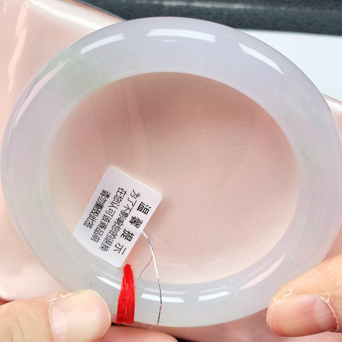 翡翠手镯未镶嵌57胖