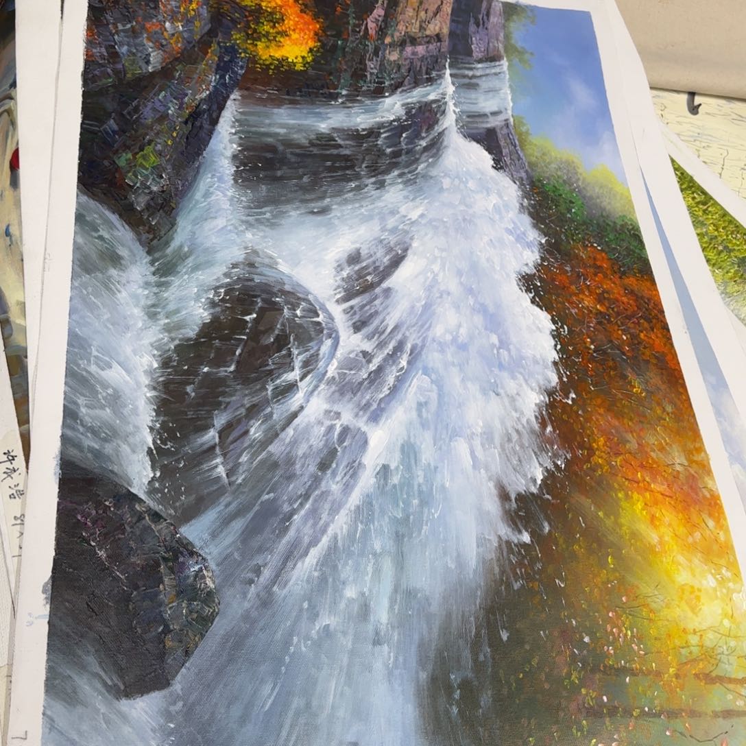 油画就是我活的很累