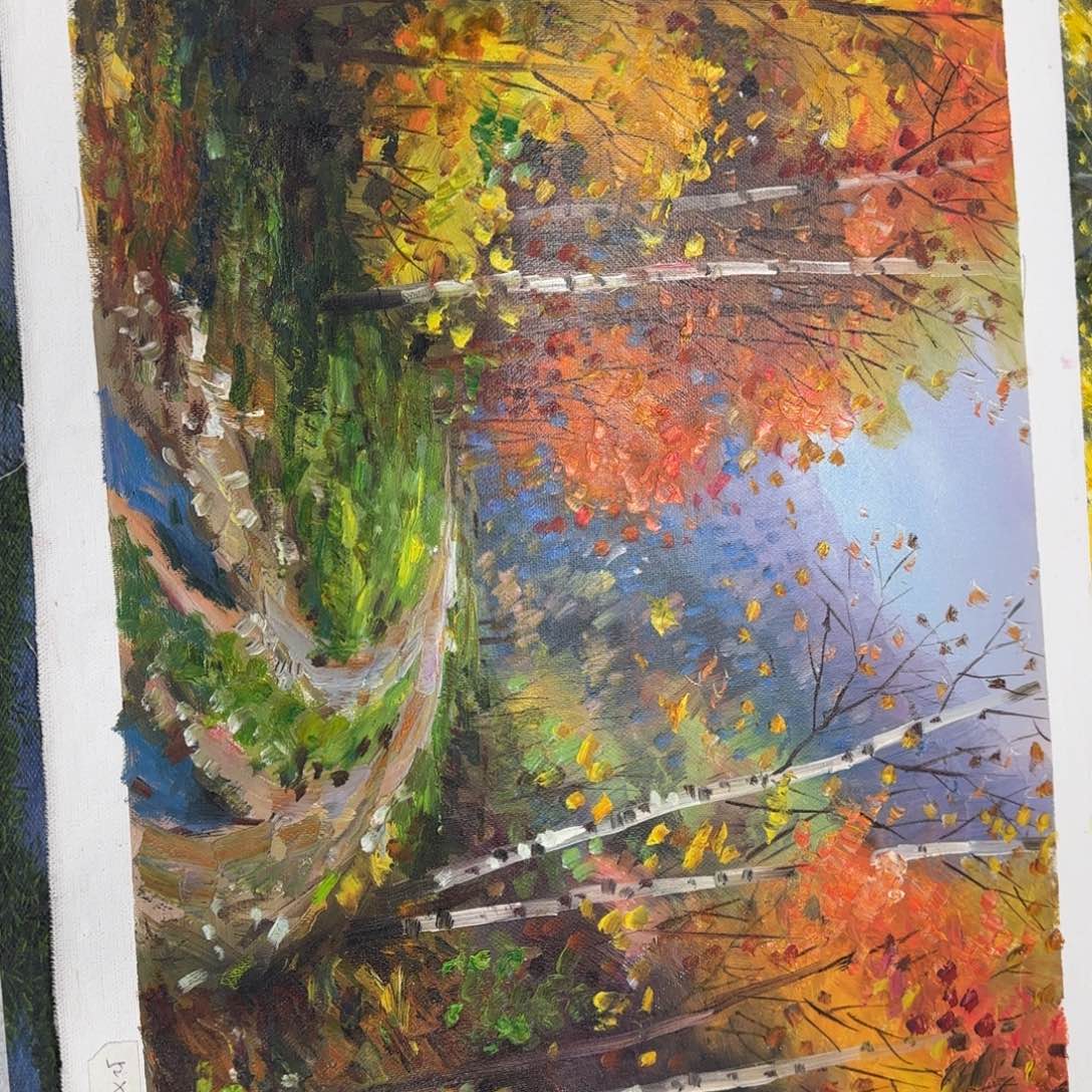 油画好想去看看这一幕