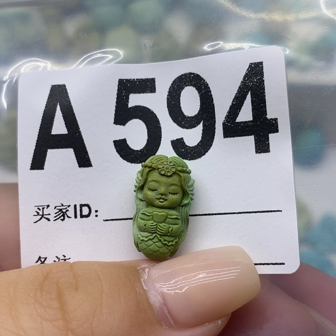 未镶嵌绿松石绿松石配饰定制