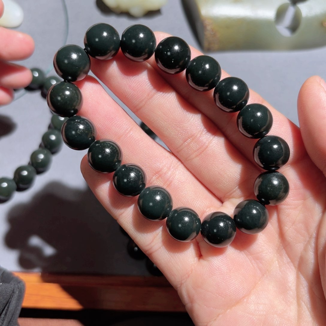 和田玉手链未镶嵌