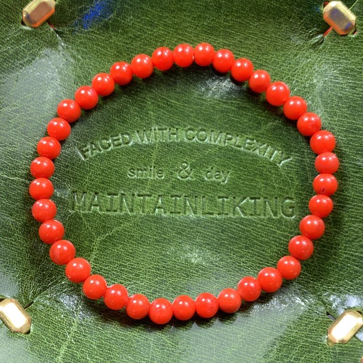 南红玛瑙5+柿子红单圈未镶嵌