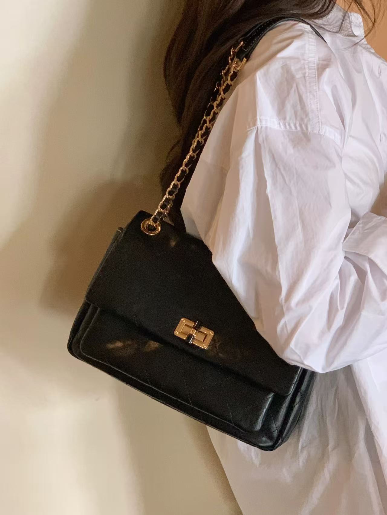 中古包运动手提包小众腋下双根方形耐磨防水手时尚休闲百搭女士