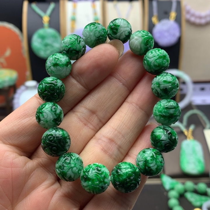 翡翠未镶嵌手链翡翠手链