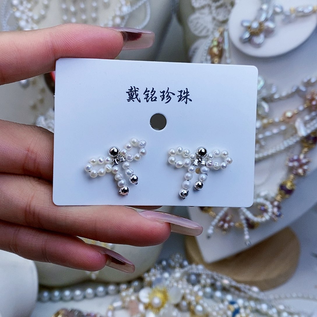 淡水珍珠颈饰银S925镶嵌