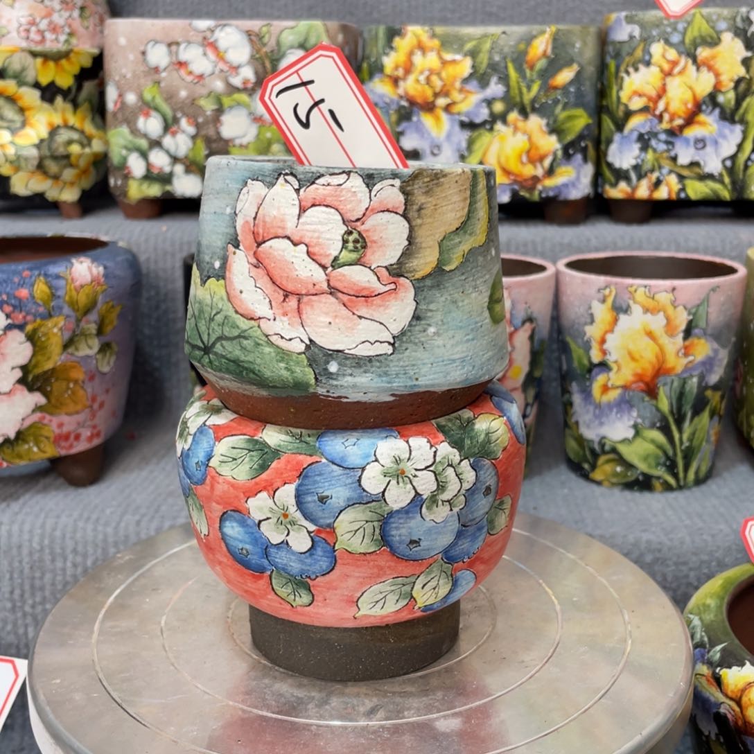 红陶扶泥开年炸炸炸浮力