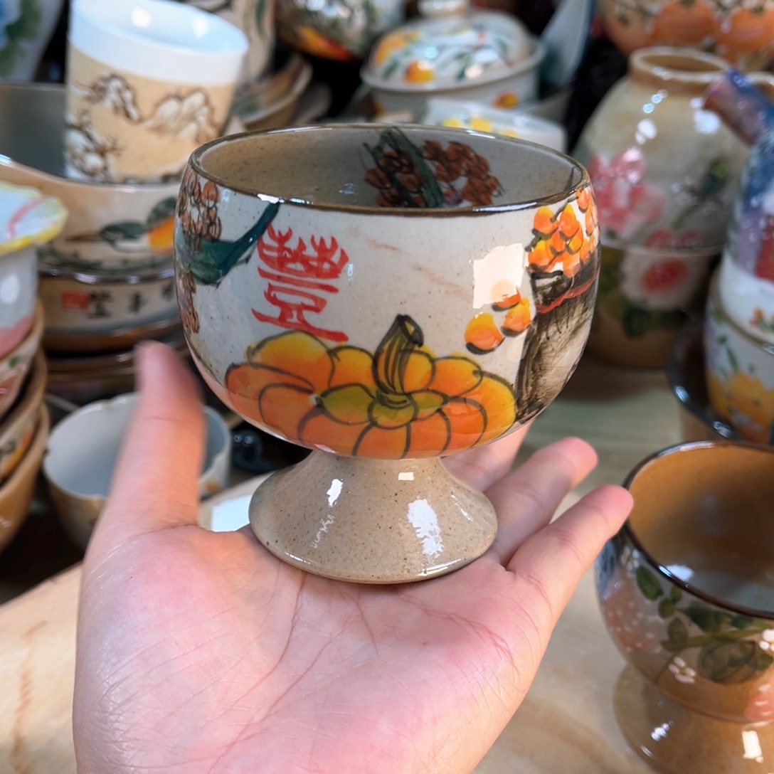 景德镇手工手绘杯