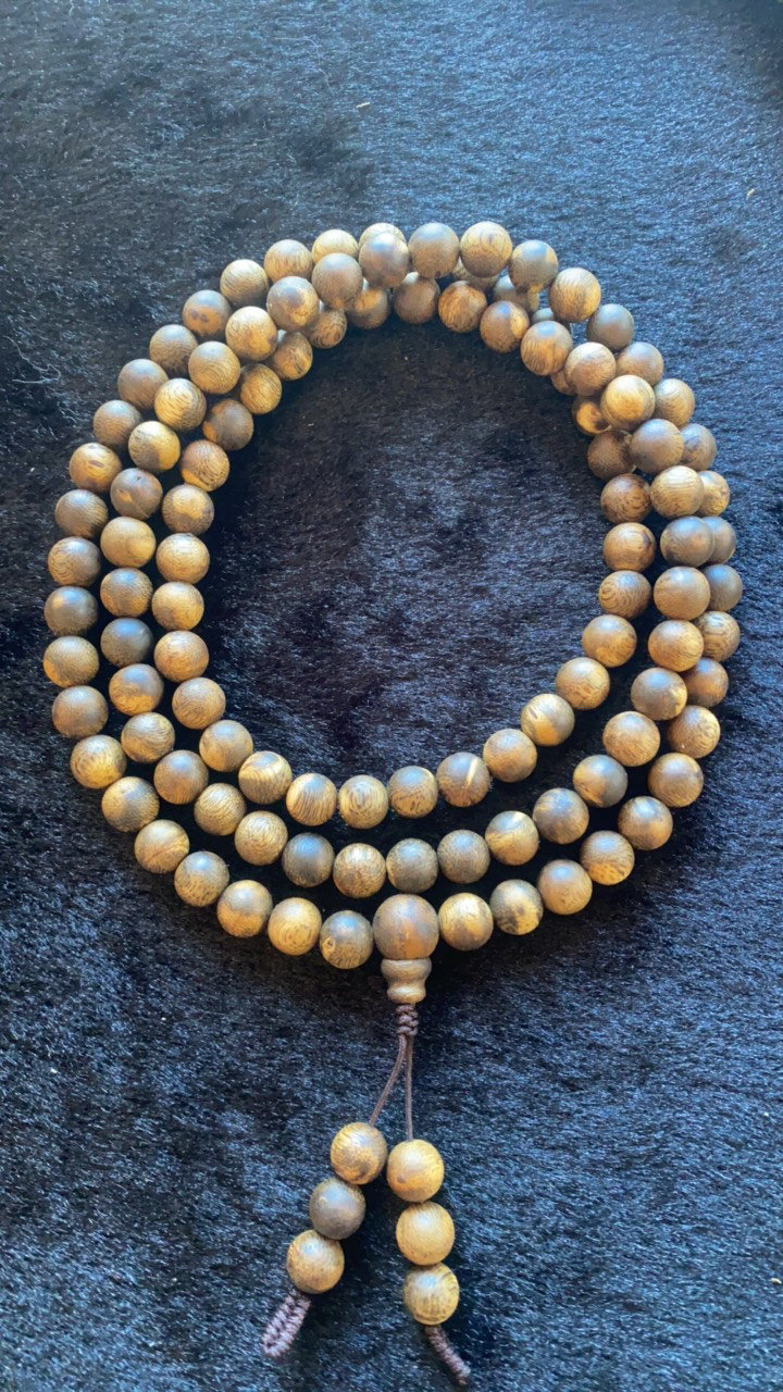 棋楠蓝香虎斑纹圆珠长串卡0.8/26克+多样性发一