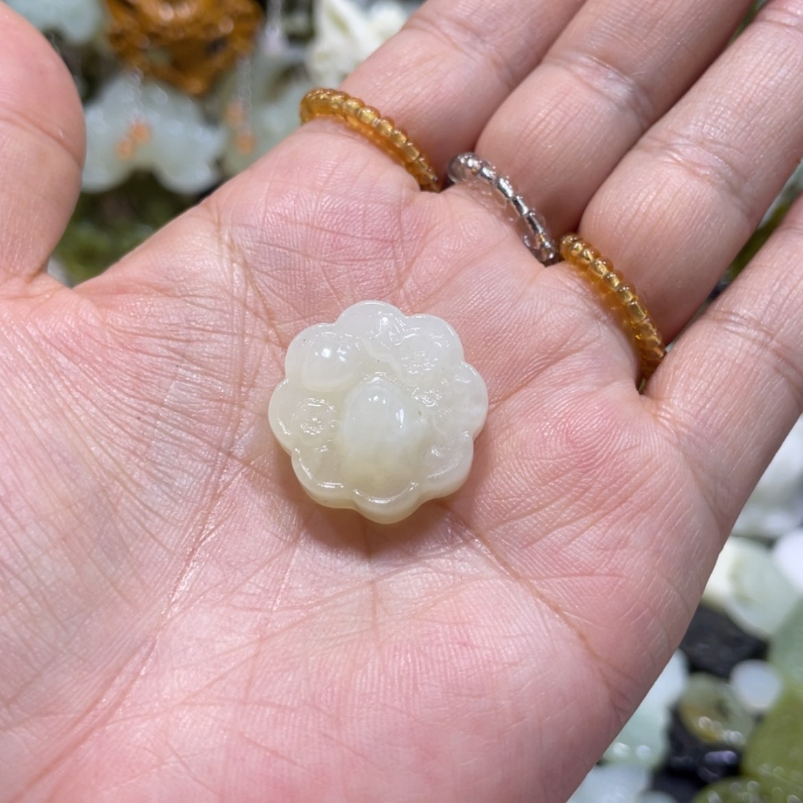 【闪购商品】岫玉颈饰未镶嵌27吊坠