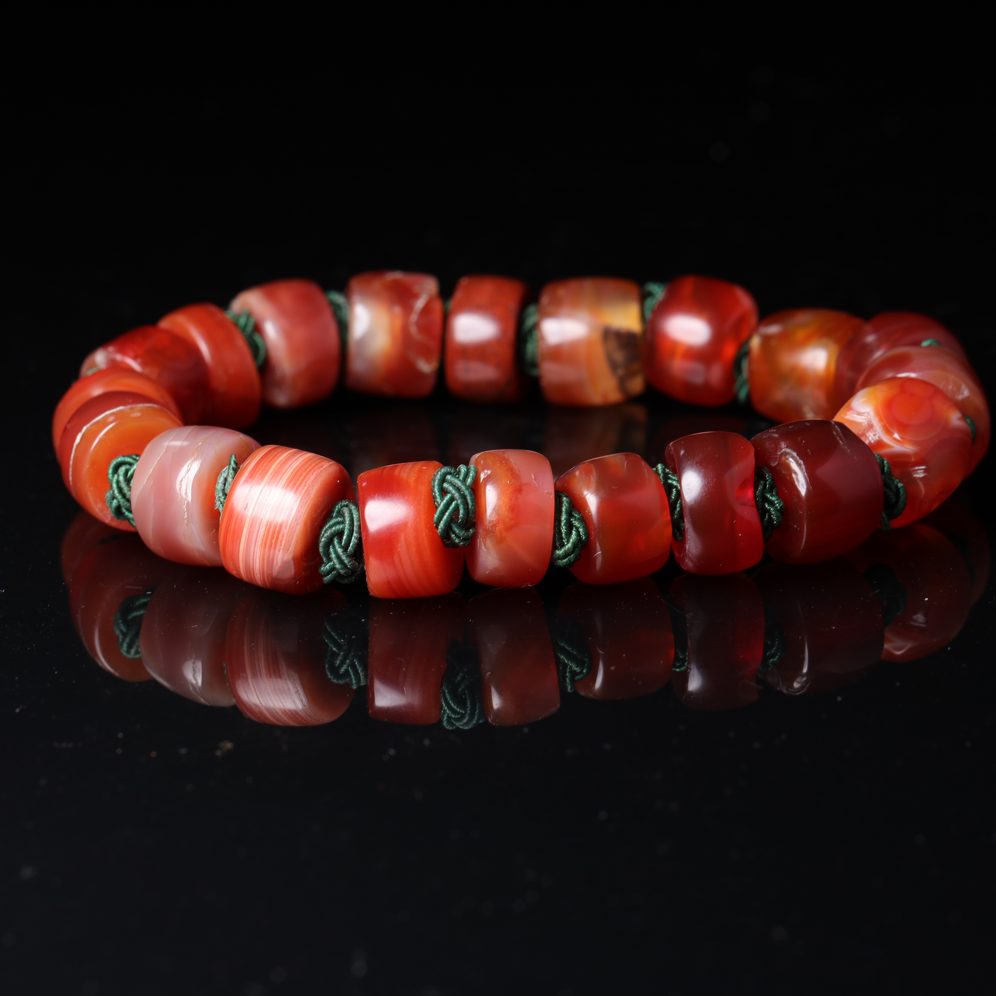 明代天然玛瑙手串-CS