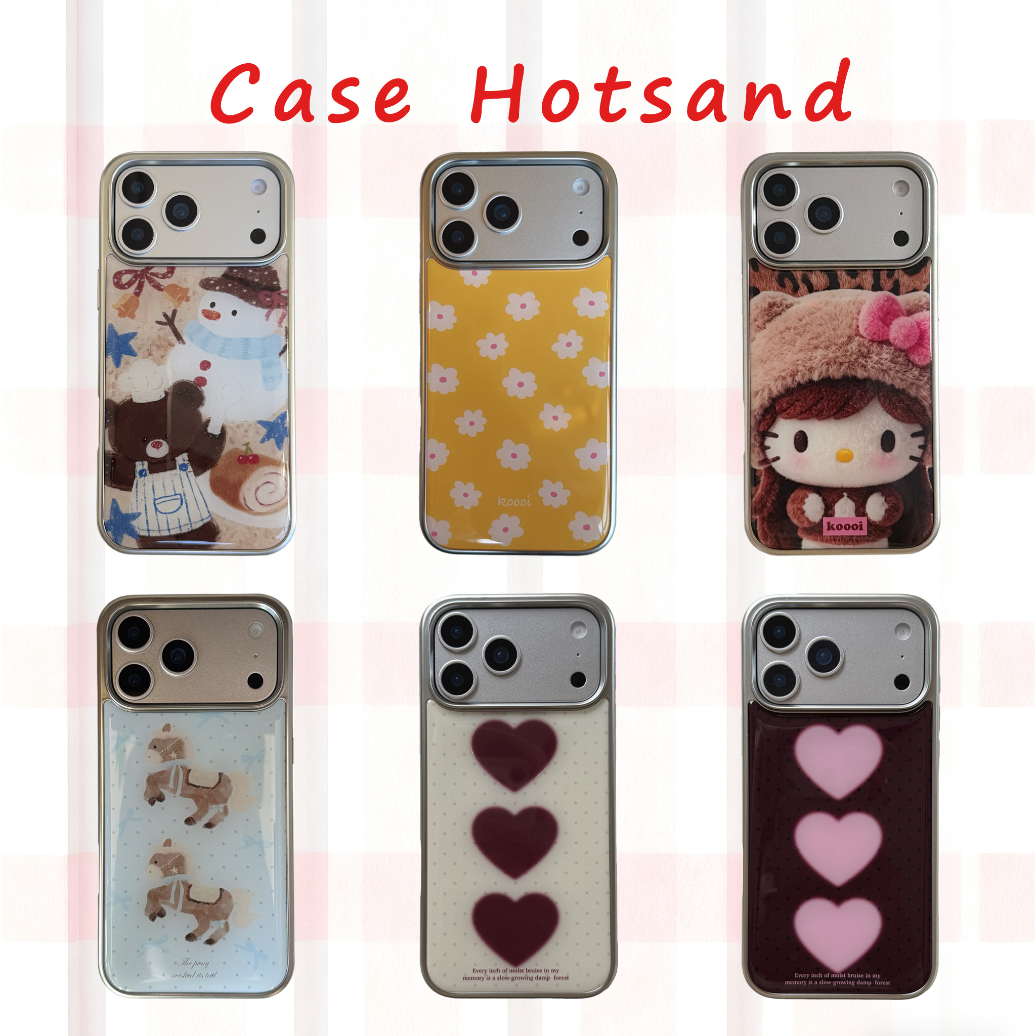 秋冬款银边滴胶ins风手机保护壳适用于苹果iPhone17/16/15/14系列