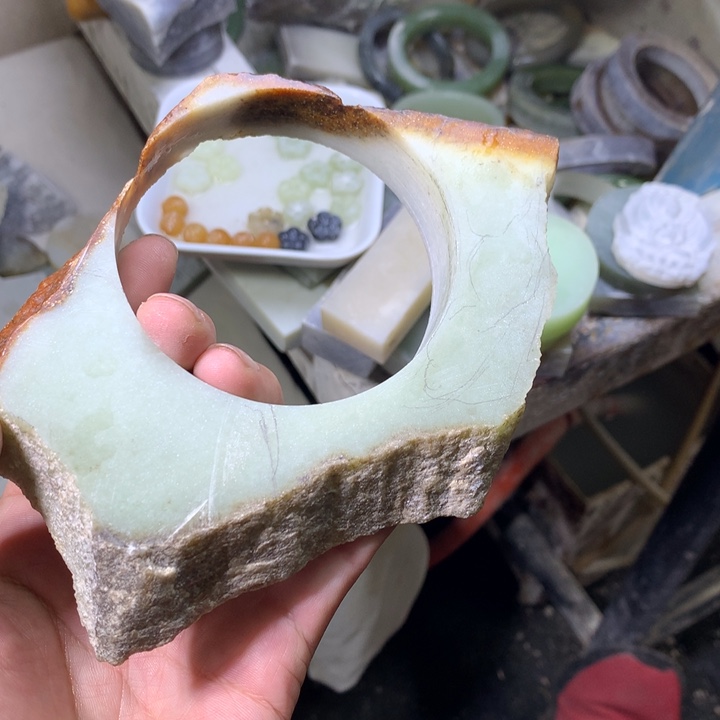未镶嵌和田玉珠宝半成品葛*
