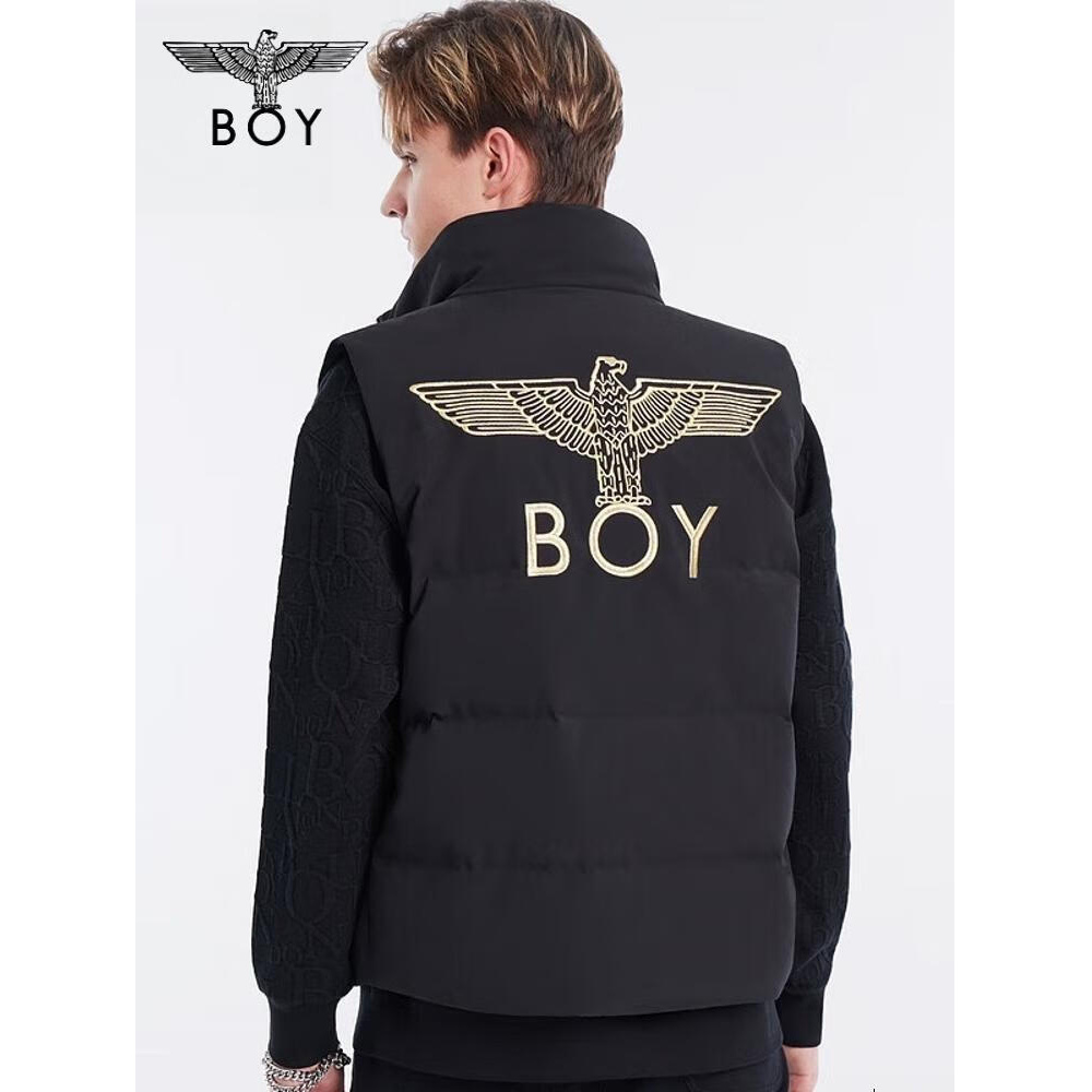BOY LONDON秋季情侣款潮流百搭休闲时尚老鹰logo羽绒马甲N30014