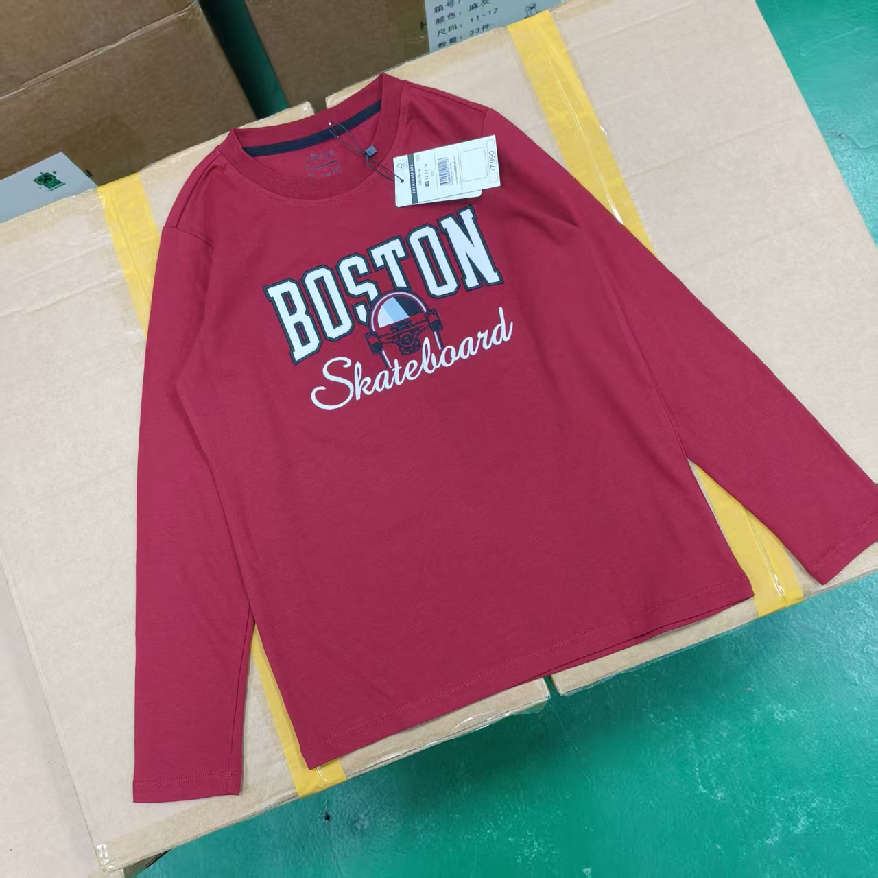 欧美单~儿童刺绣打底衫