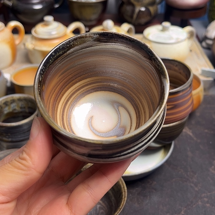 点***人茶盏柴烧茶具柴烧茶具