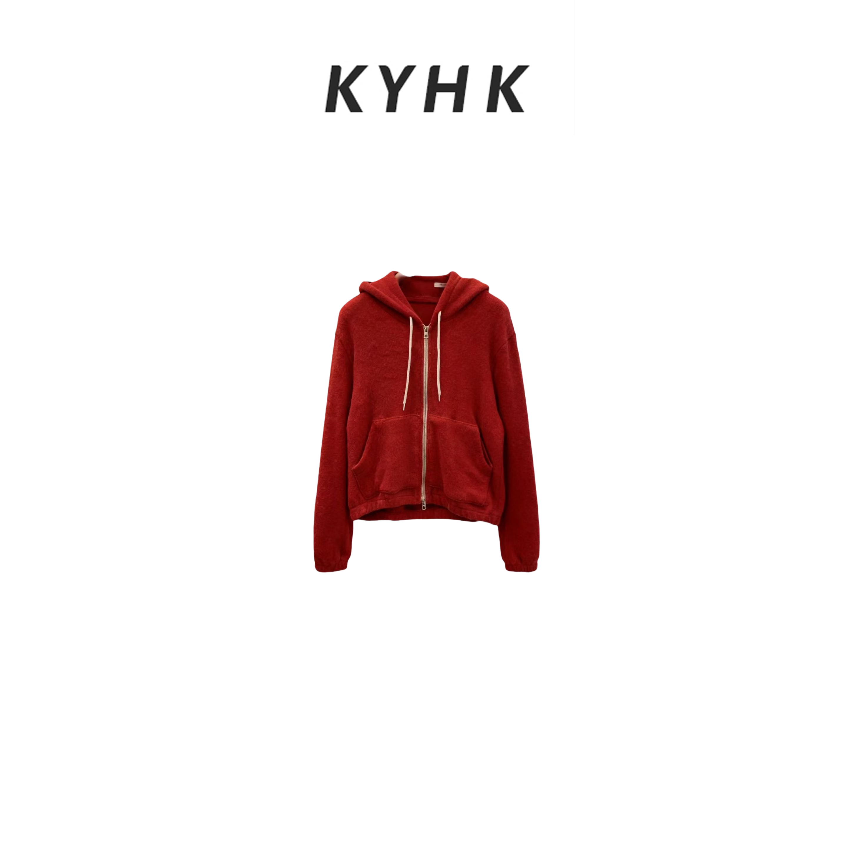 KYHK连帽绒绒软乎乎卫衣外套251046