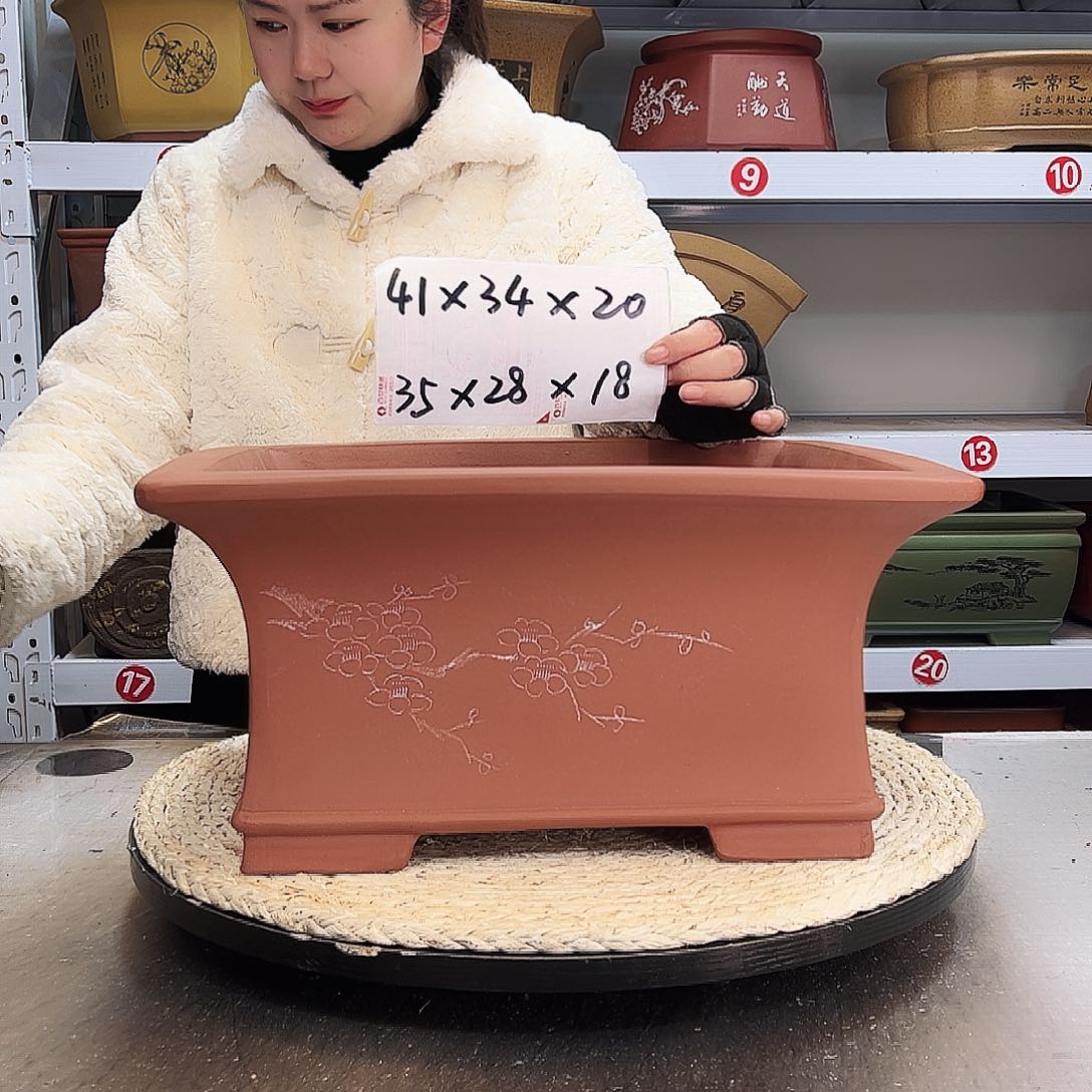 紫砂花盆紫砂花盆