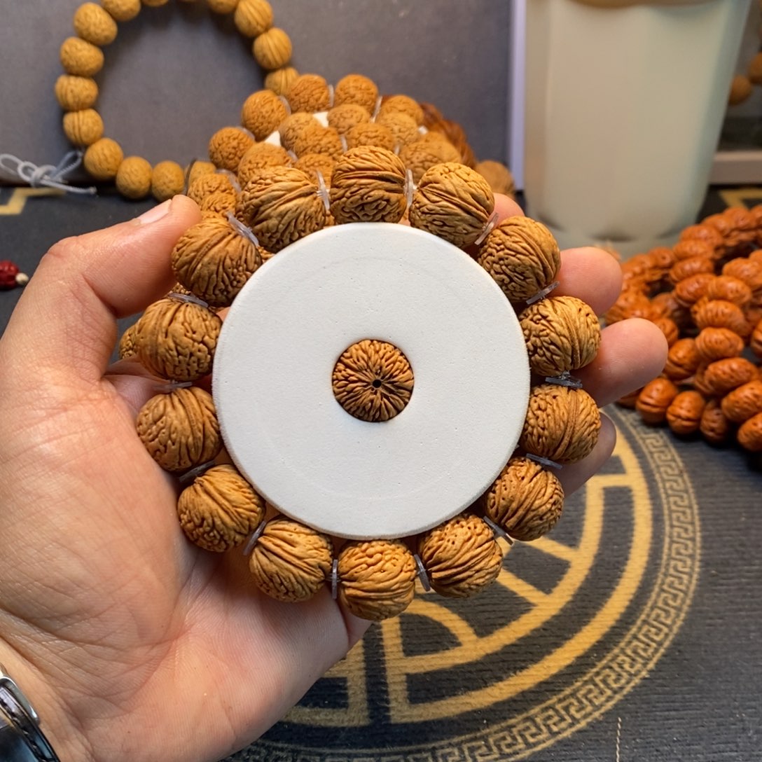 桃核吊坠龙鳞凤尾桃核毕业串交朋友