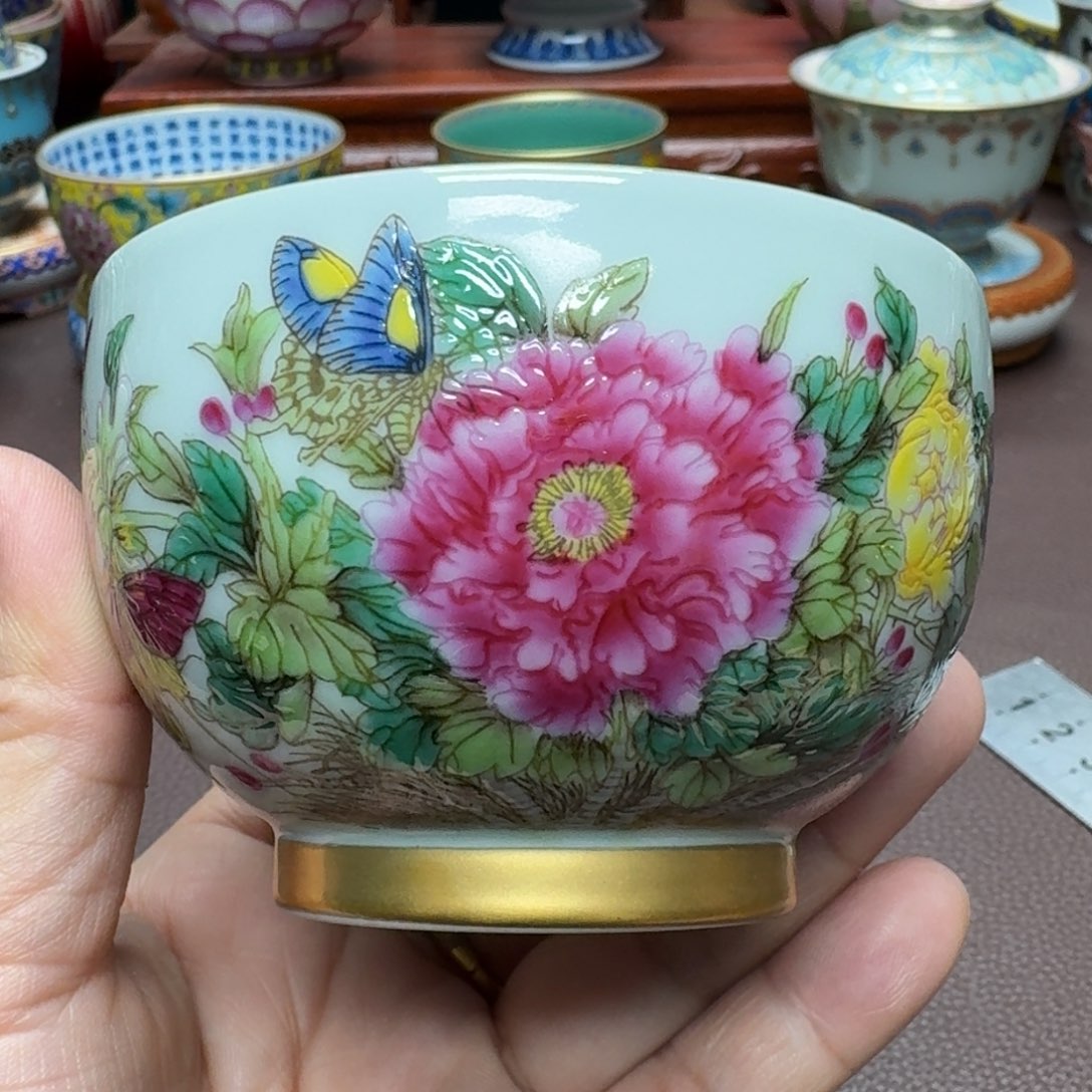 瓷片景德镇仿古手工制作精品展示