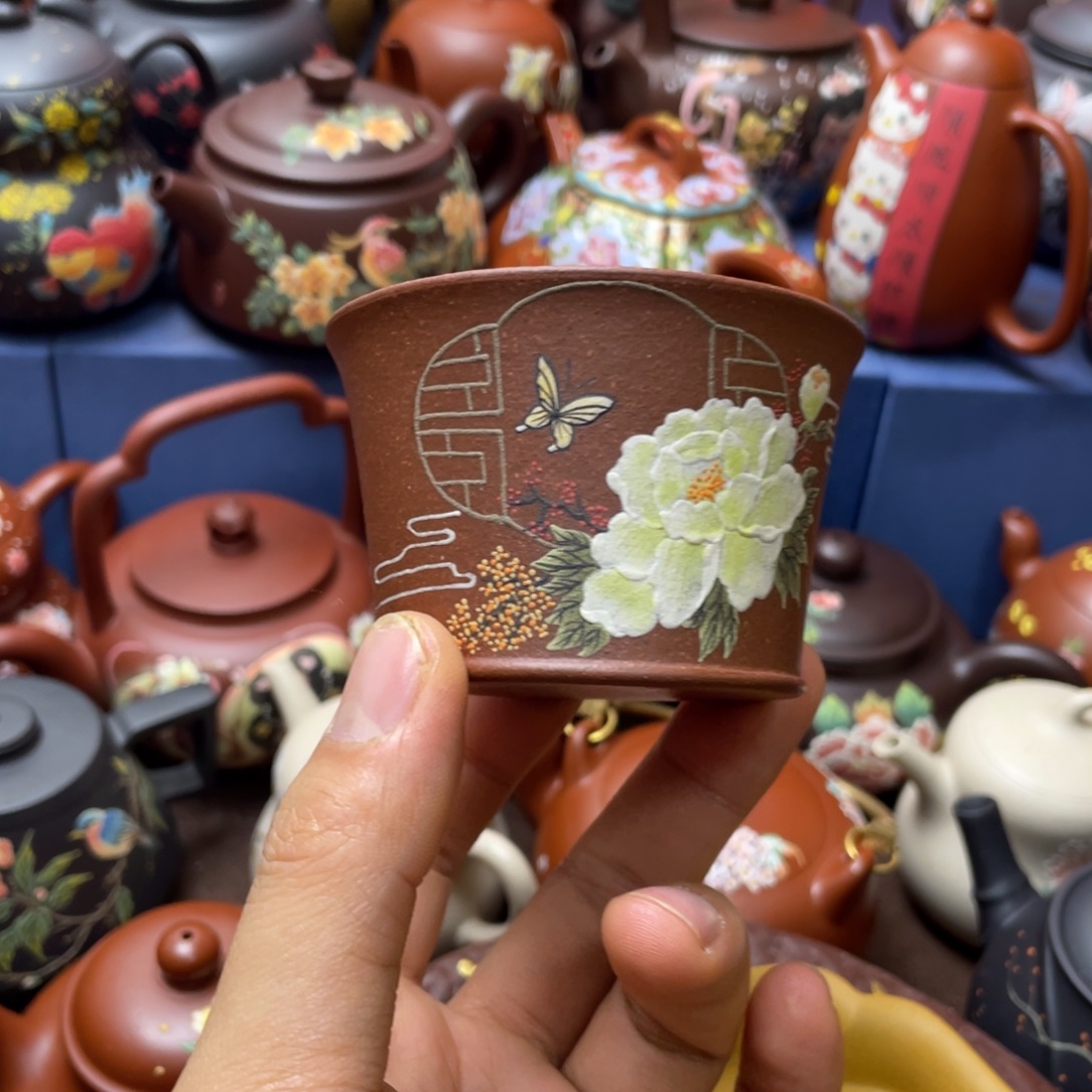 紫砂茶杯紫砂主人杯100cc