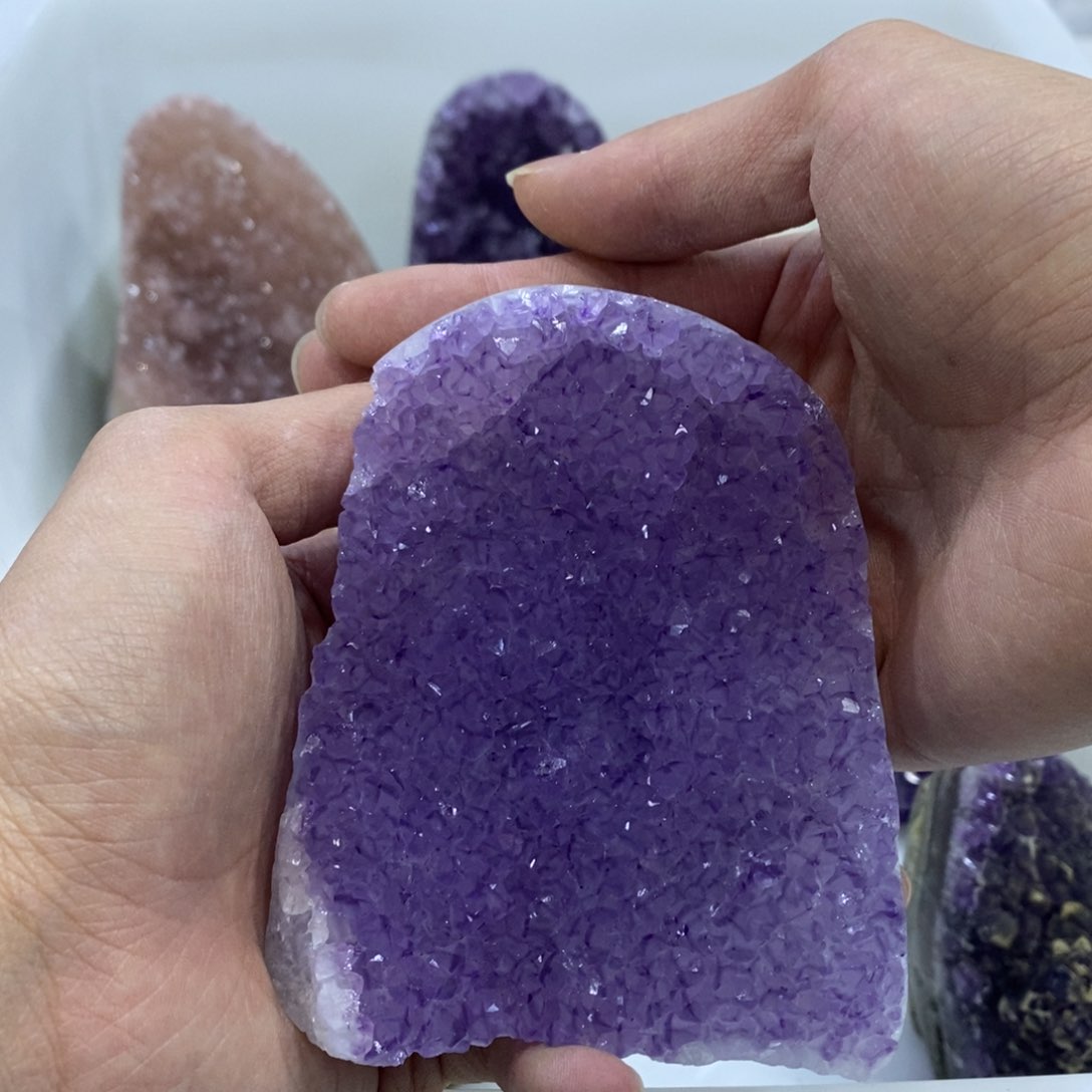 紫晶摆件摆件未镶嵌