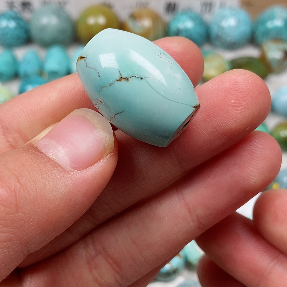 未镶嵌绿松石珠宝半成品