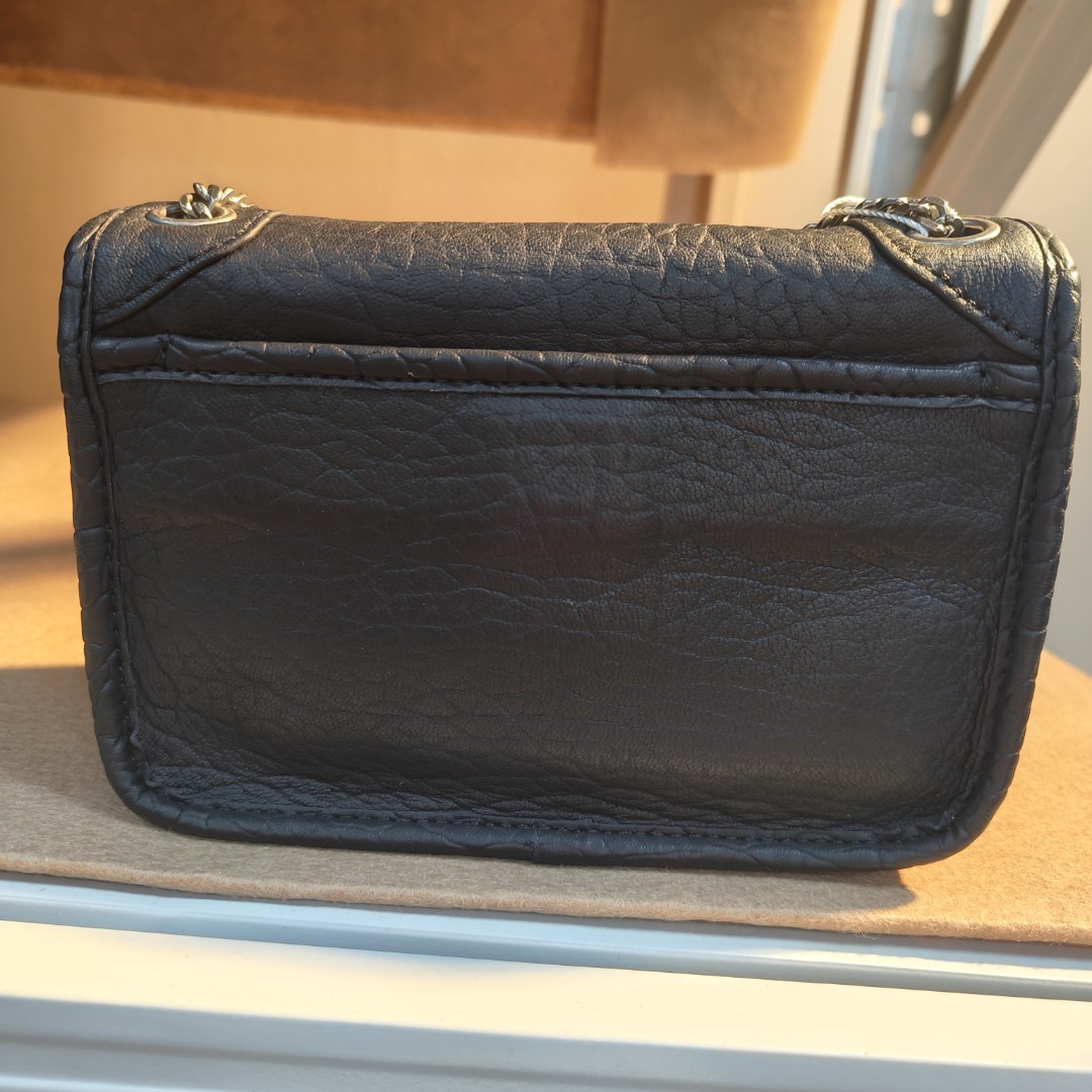 TOLEX2025新款百搭时尚女包TC邮差 mini号黑色18CM