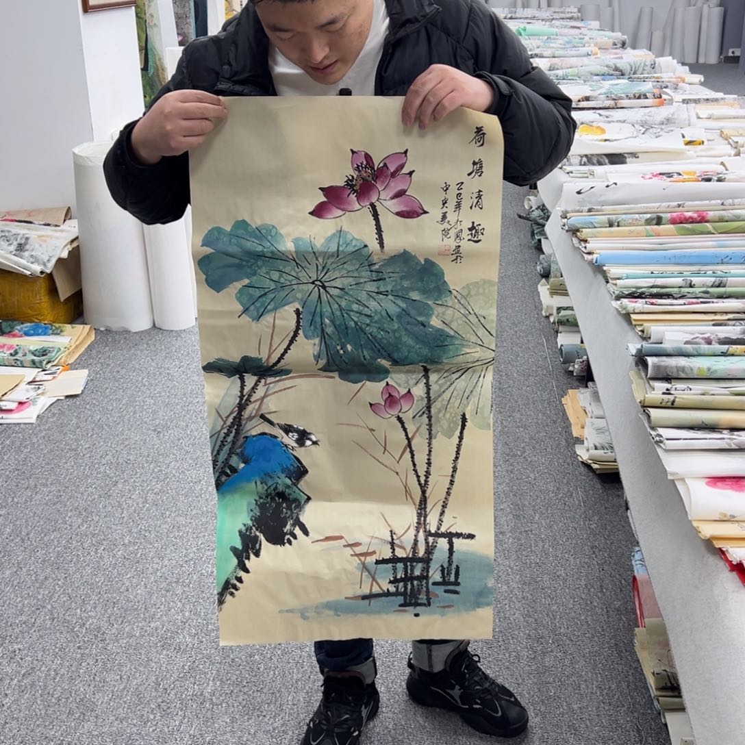 国画卖字画的小老板